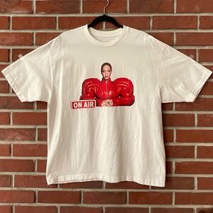 Beyonce Renaissance World Tour On Air Official Merch T-shirt Size XL